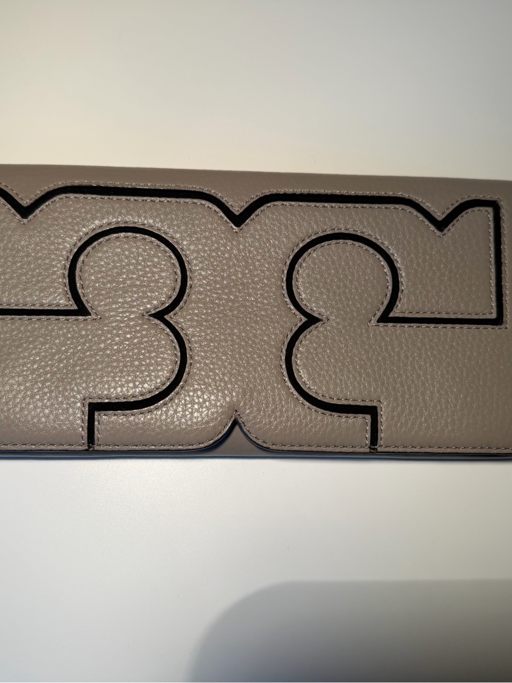 Tory Burch leather clutch